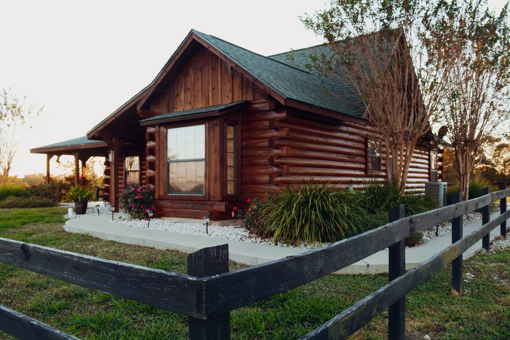 Log Cabin Washington Brenham Texas Washington County