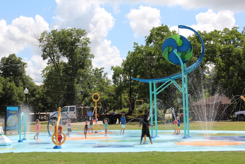 Splash Pad at Fireman's Park