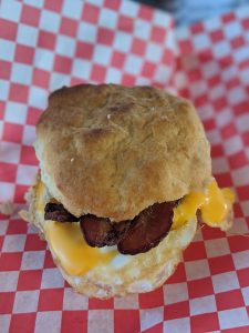 bacon egg & cheese biscuit