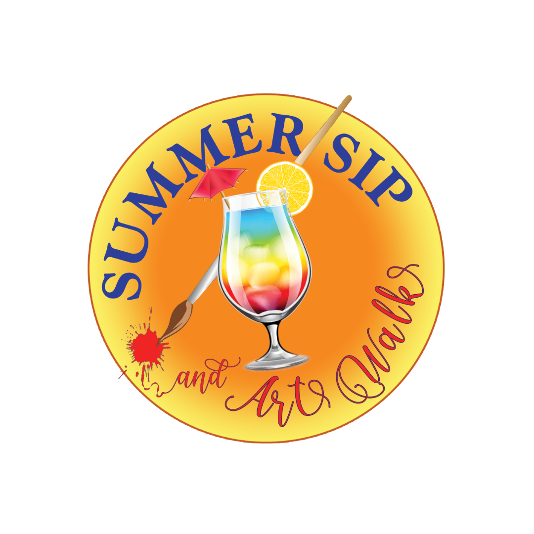 Summer Sip and Art Walk Logo