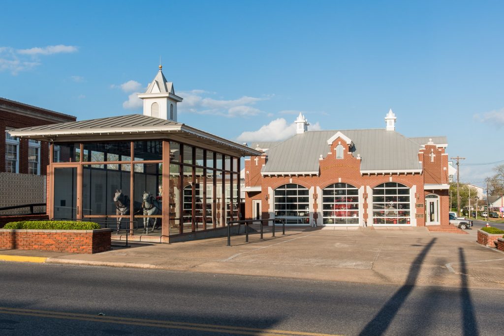 Outside of Brenham Fire Museum